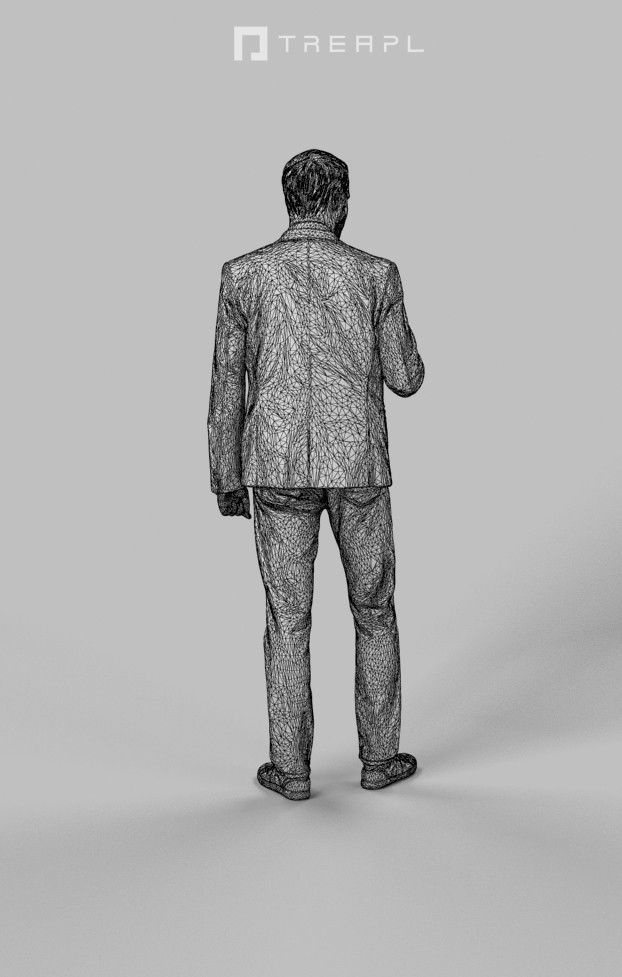 10x Woman Man Sitting Casual People Vol03 Scanned 3D Model Collection_61