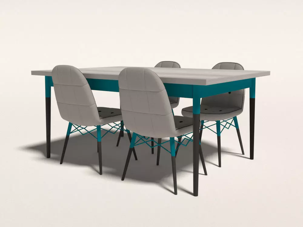 Dinner table 3D model_0