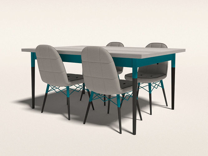 Dinner table 3D model