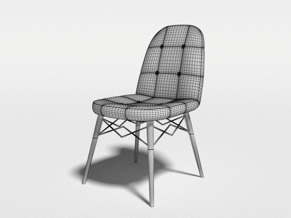 Dinner table 3D model_4