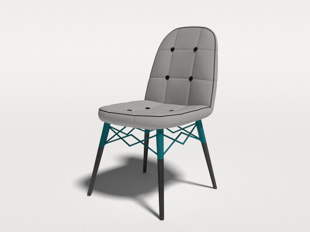 Dinner table 3D model_3