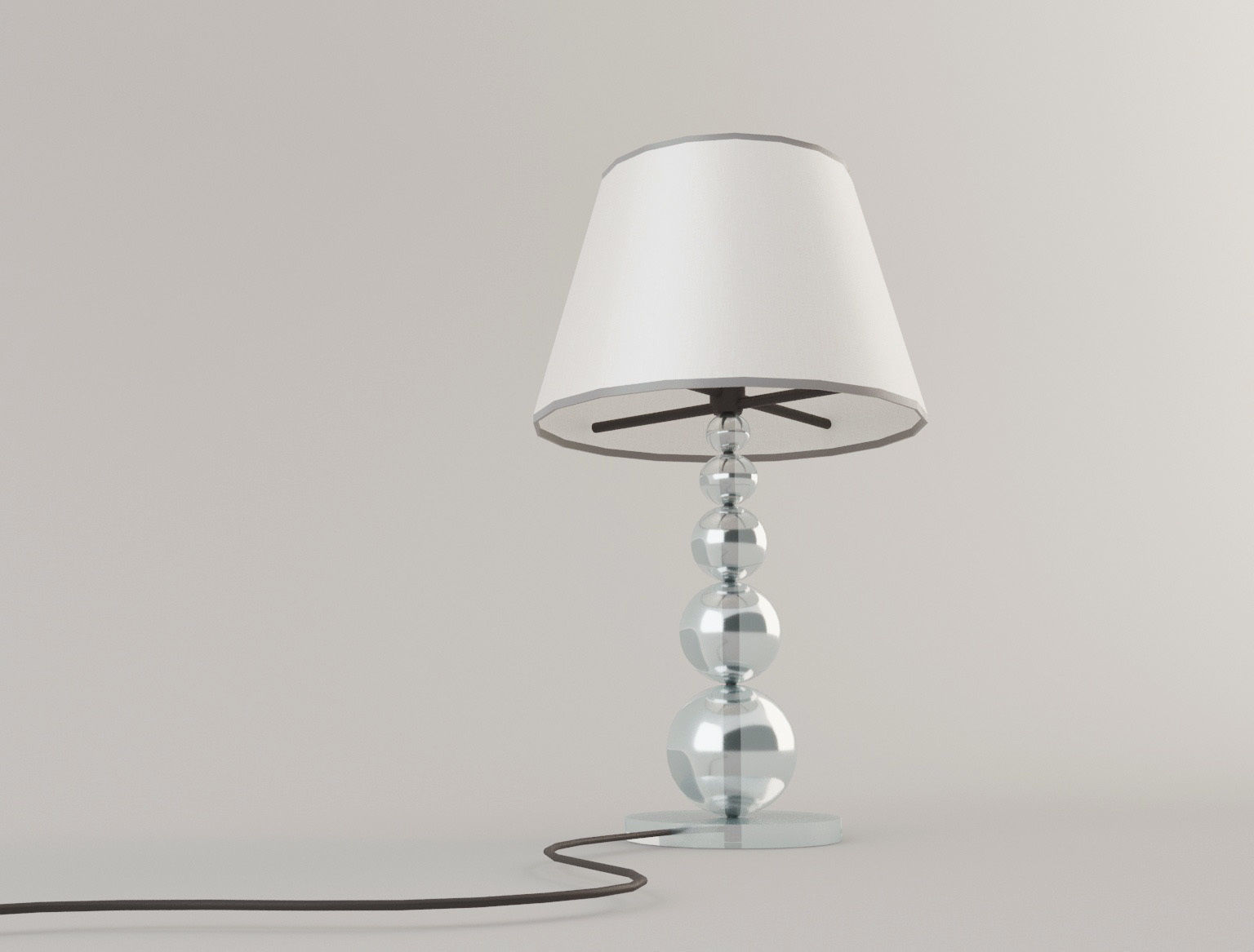 Modern Lamp 1 lowpoly Low-poly 3D model_4
