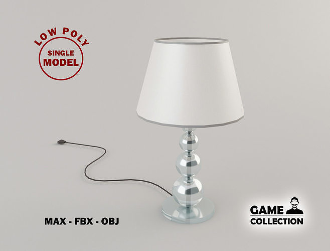 Modern Lamp 1 lowpoly Low-poly 3D model