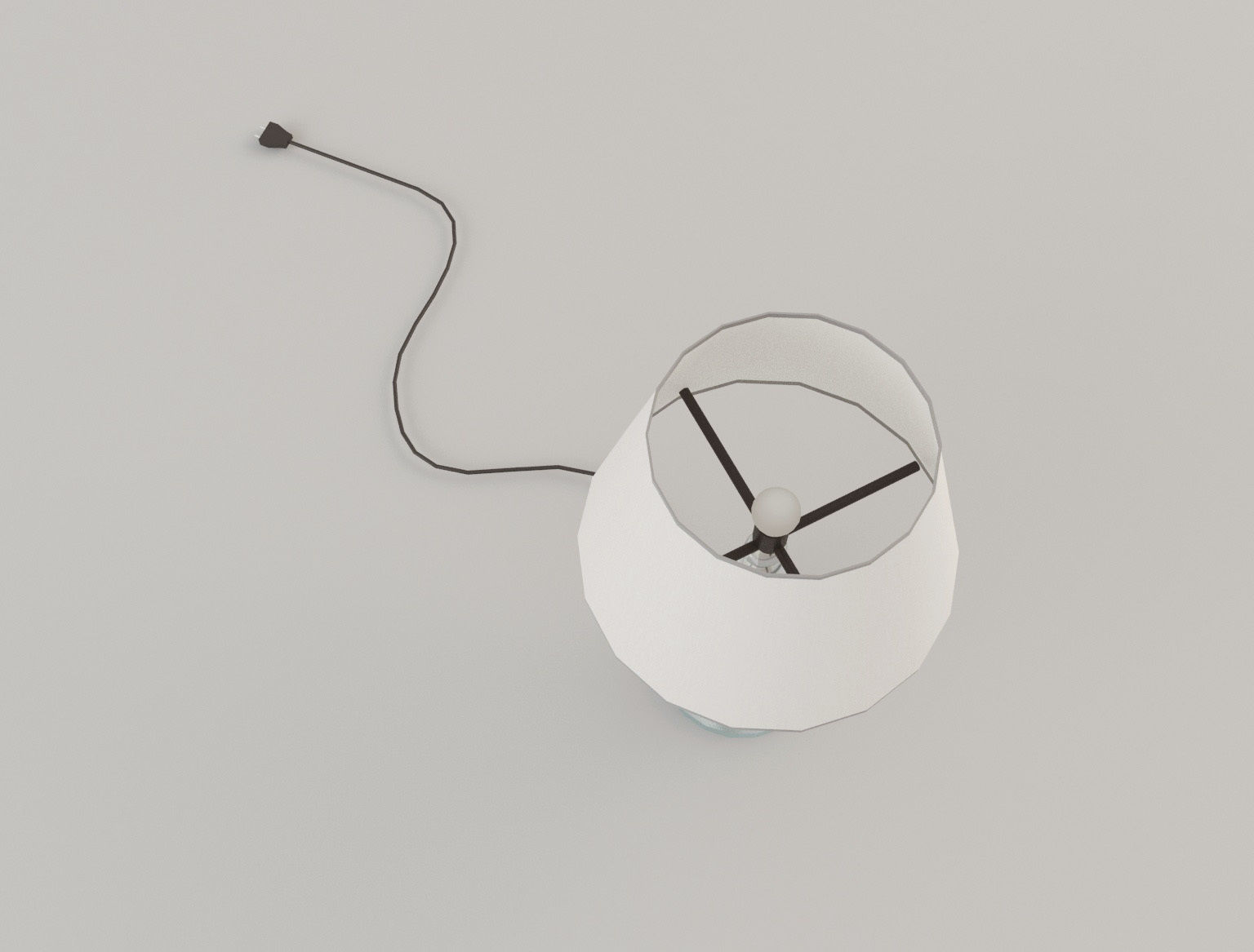 Modern Lamp 1 lowpoly Low-poly 3D model_3