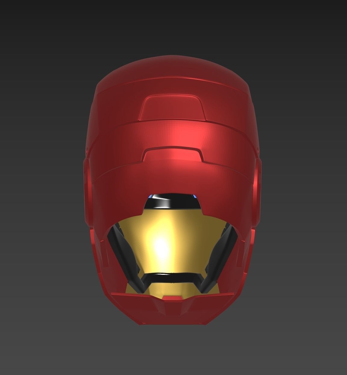 Iron Man Mark 3 MK3 Helmet Cosplay avengers 3D print model_4