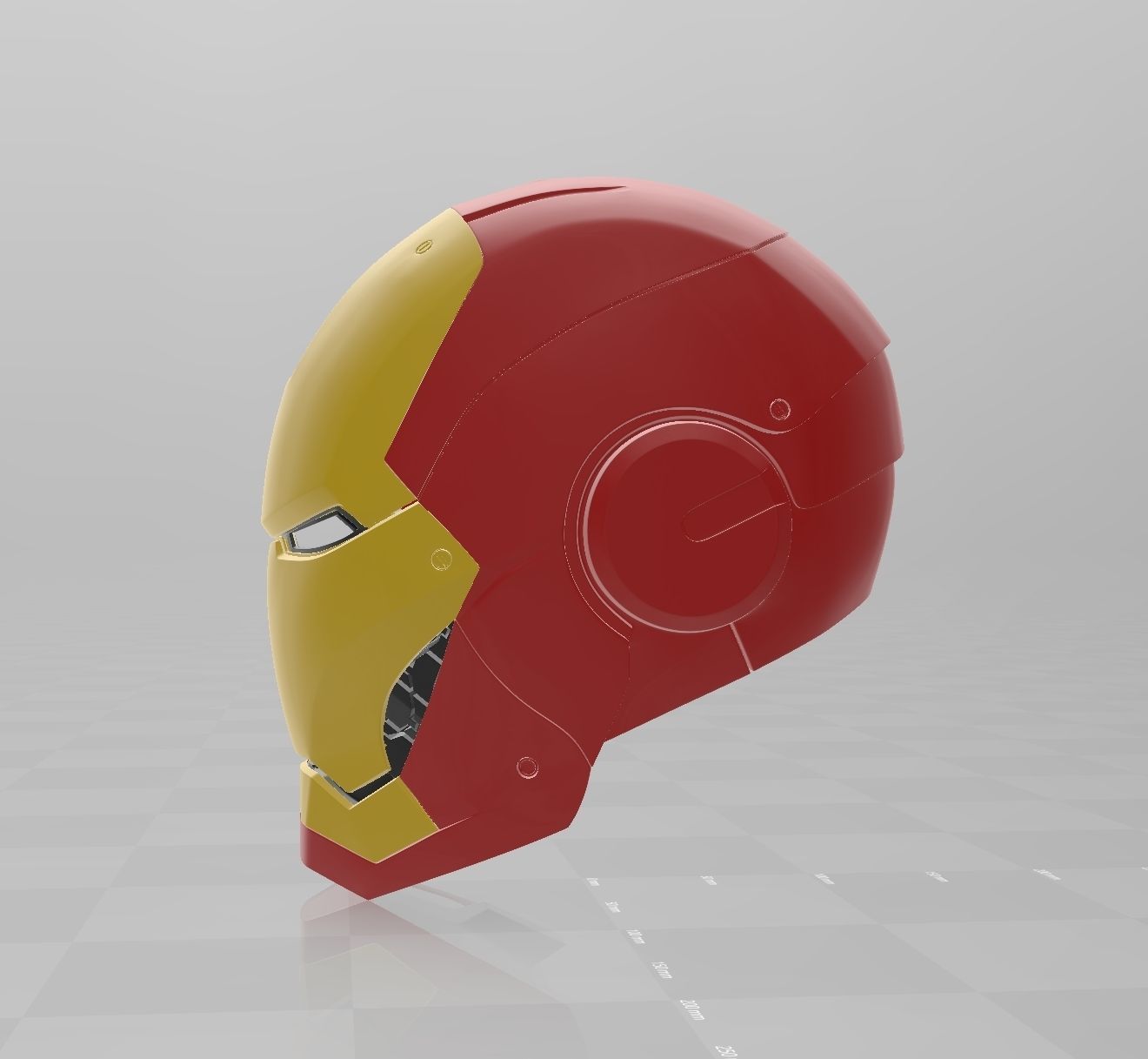 Iron Man Mark 3 MK3 Helmet Cosplay avengers 3D print model_7