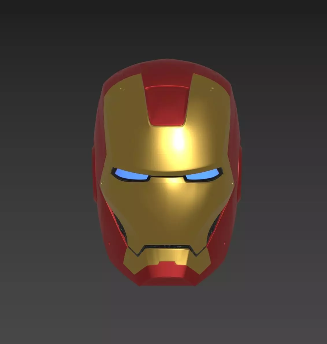 Iron Man Mark 3 MK3 Helmet Cosplay avengers 3D print model_0