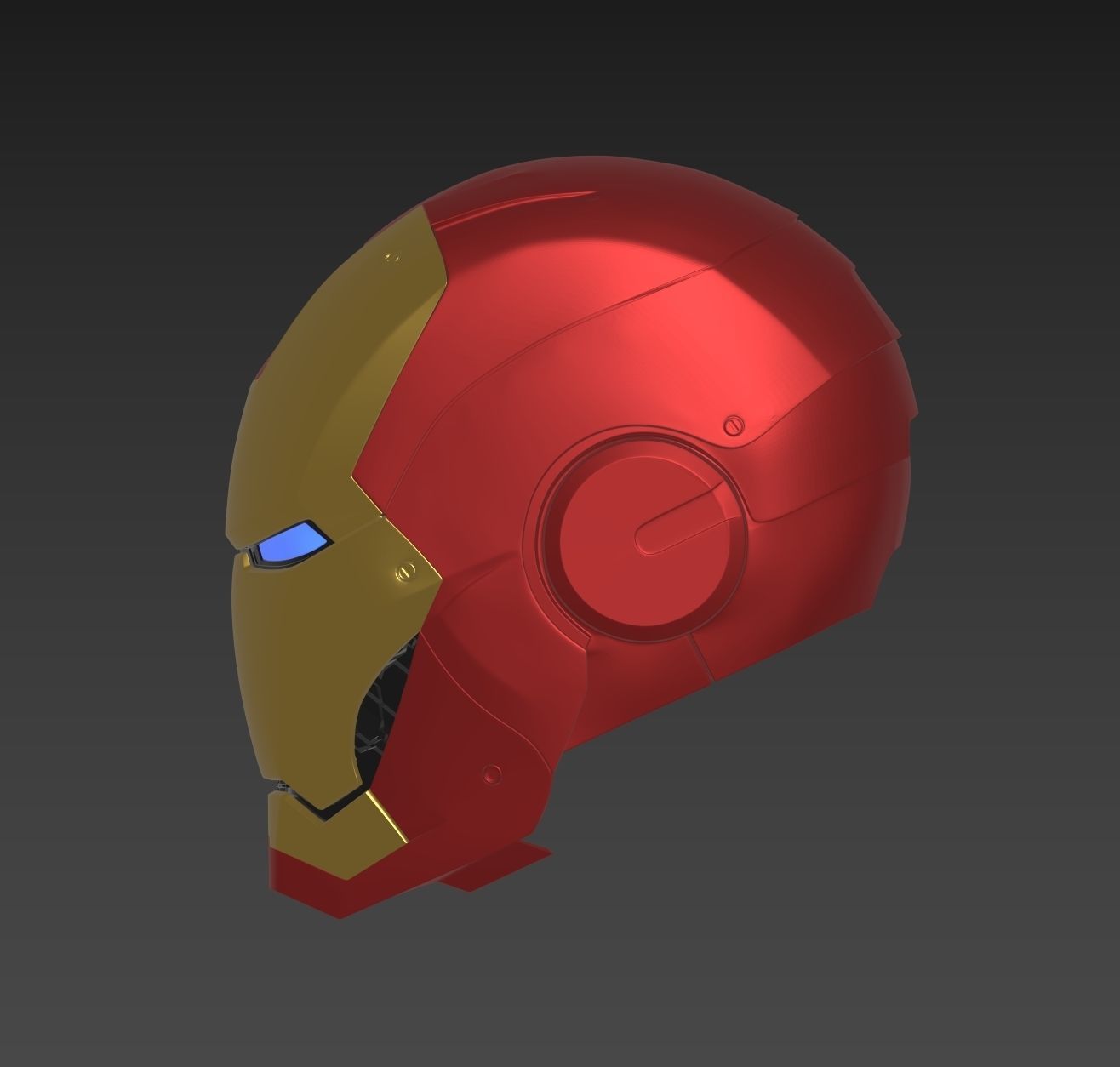 Iron Man Mark 3 MK3 Helmet Cosplay avengers 3D print model_2