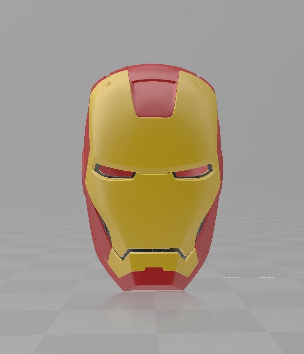 Iron Man Mark 3 MK3 Helmet Cosplay avengers 3D print model_5