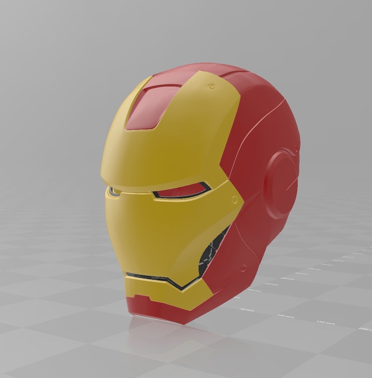 Iron Man Mark 3 MK3 Helmet Cosplay avengers 3D print model_6