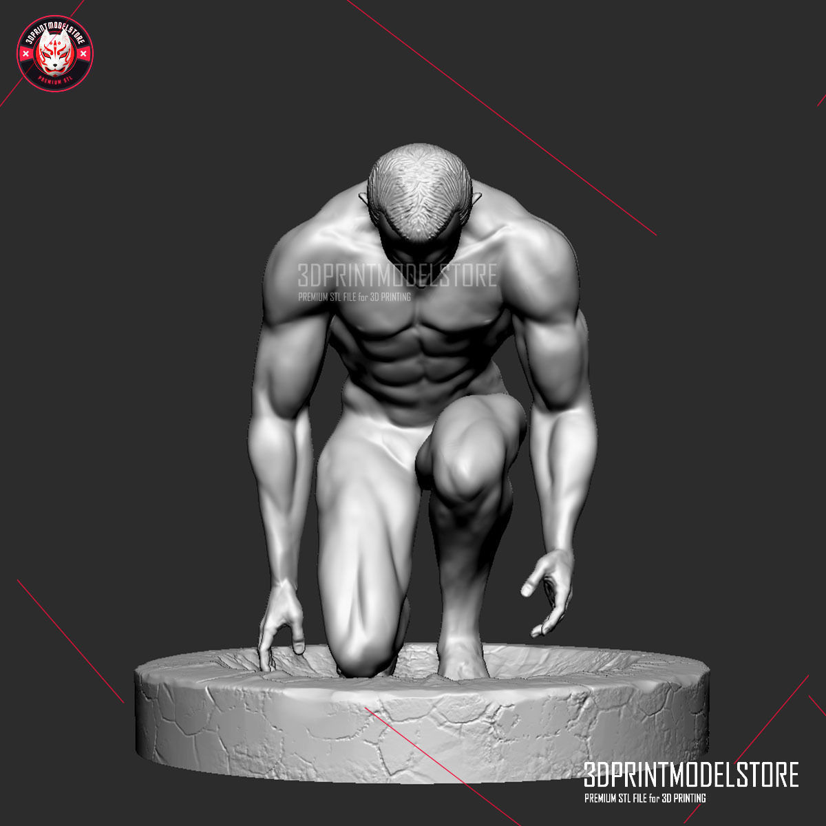 T-1000 Terminator Miniature Statue 3D print model_1