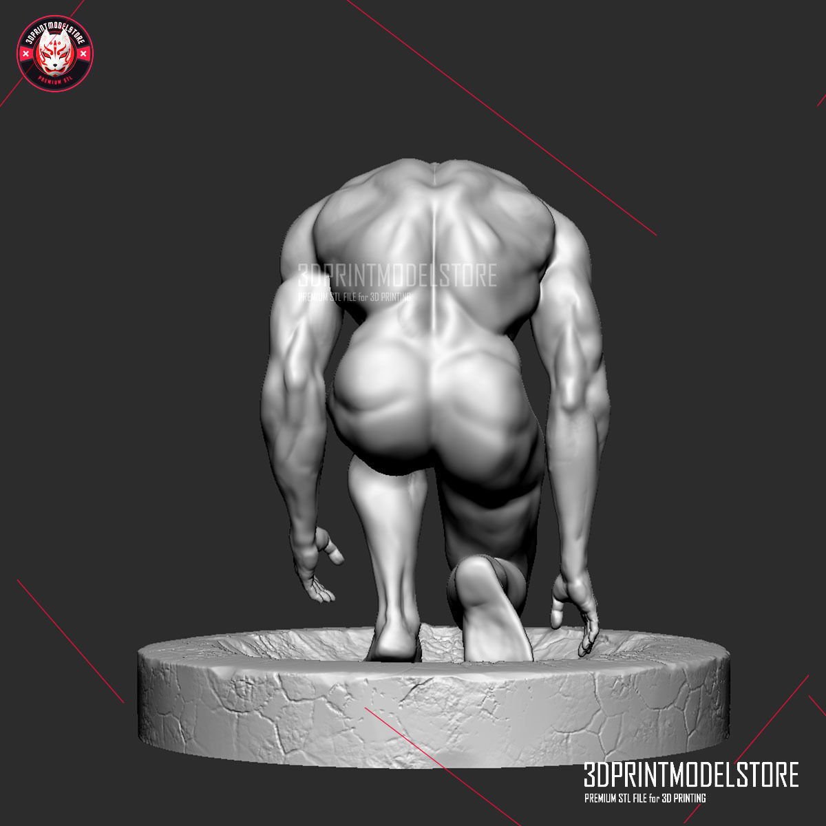 T-1000 Terminator Miniature Statue 3D print model_3