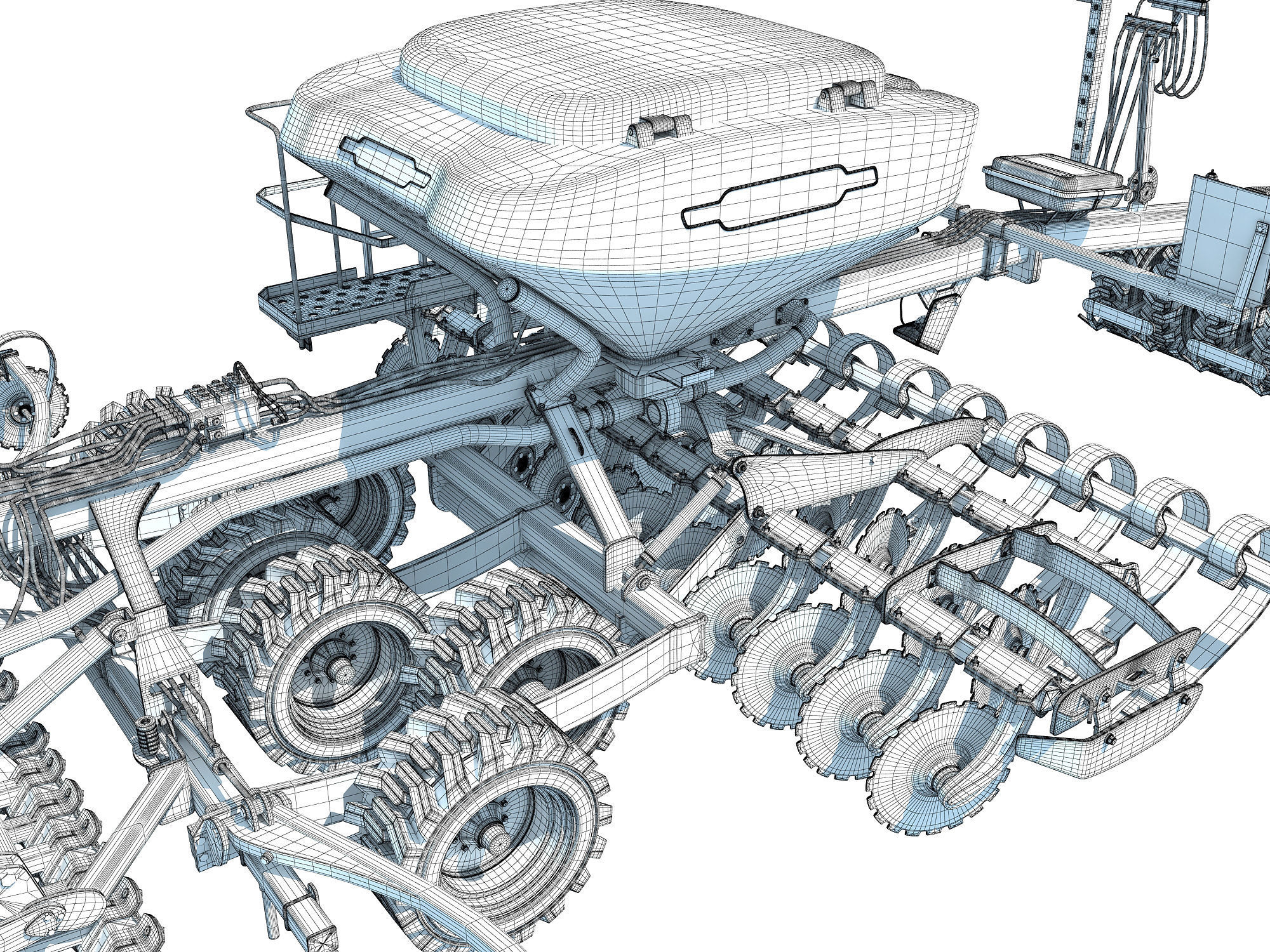 Seed Planter Machine 3D model_19