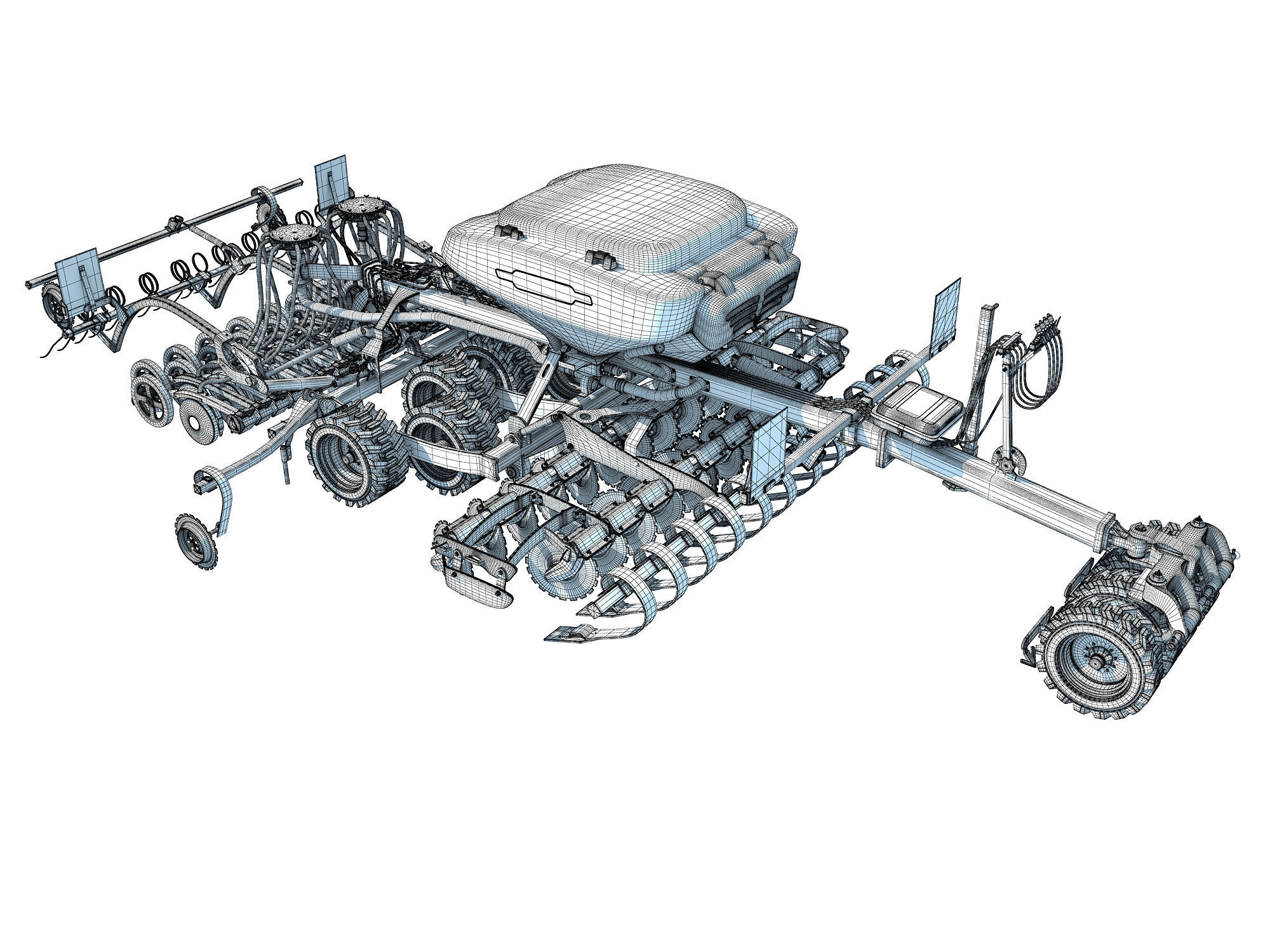 Seed Planter Machine 3D model_16