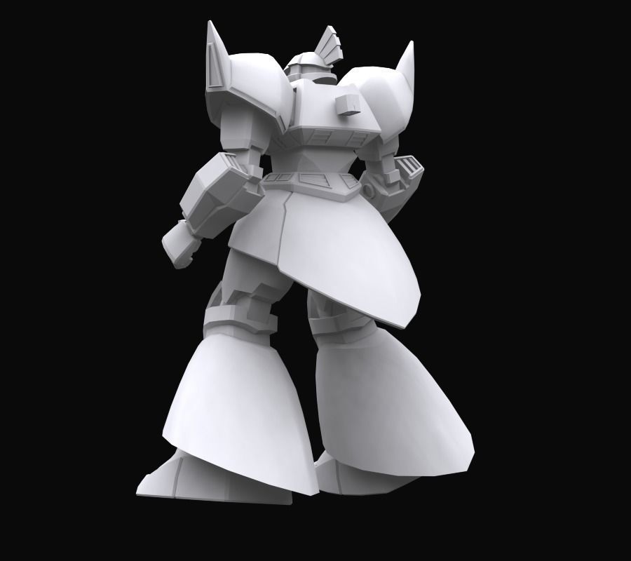 Gundam mobile suit MS 14A model 3D model_4