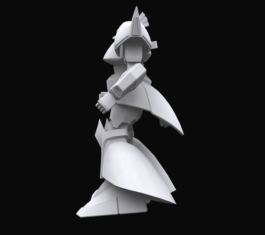 Gundam mobile suit MS 14A model 3D model_3