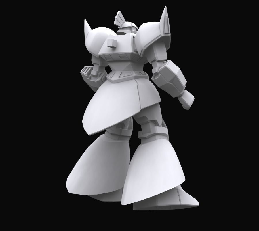 Gundam mobile suit MS 14A model 3D model_6