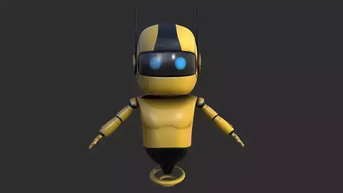 Cartoon Robot 3D model