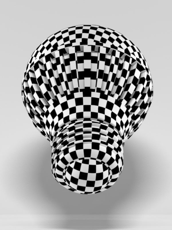 led light bulb 3D model_10