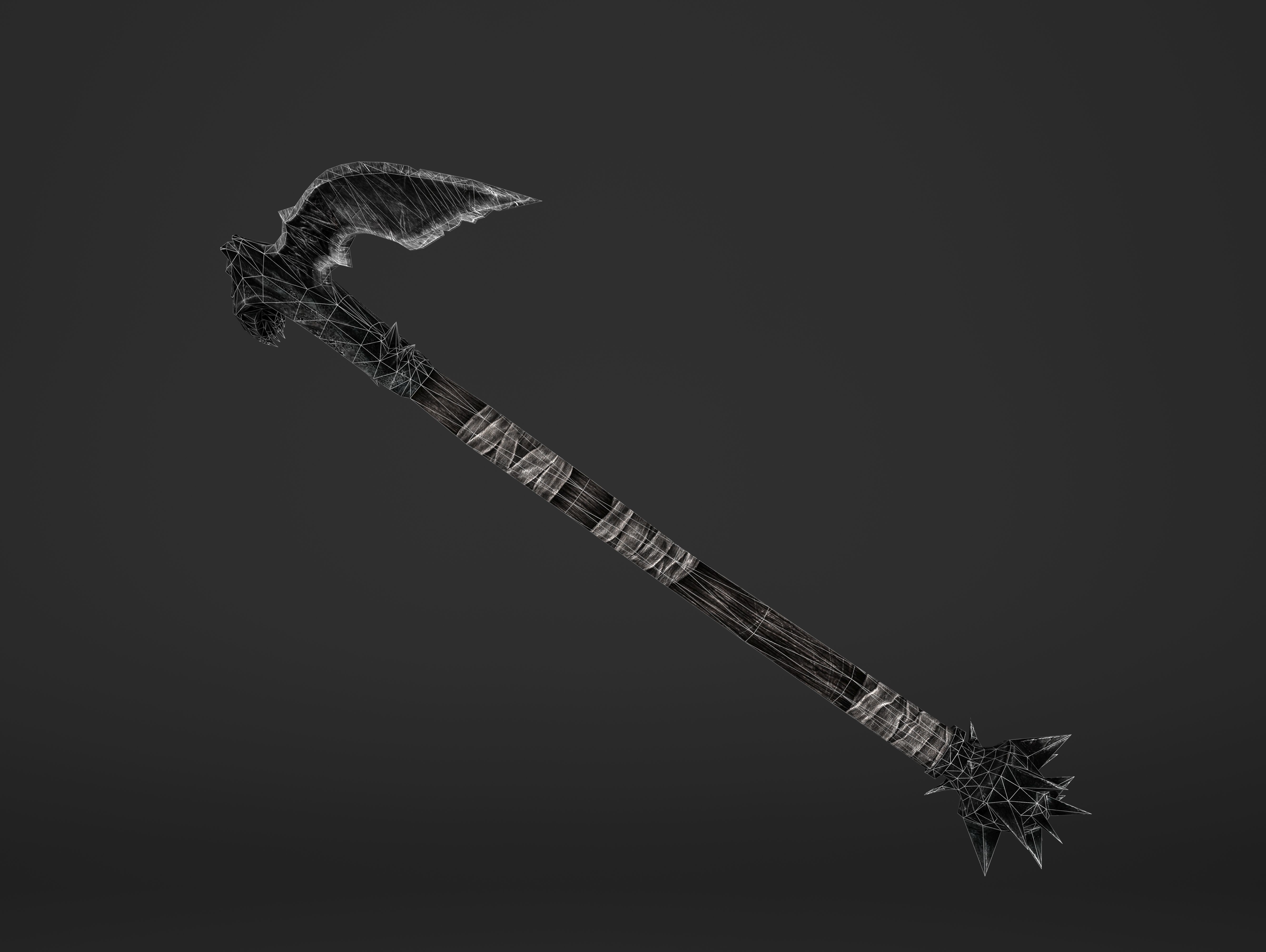 Rippers Blade Low-poly 3D model_7