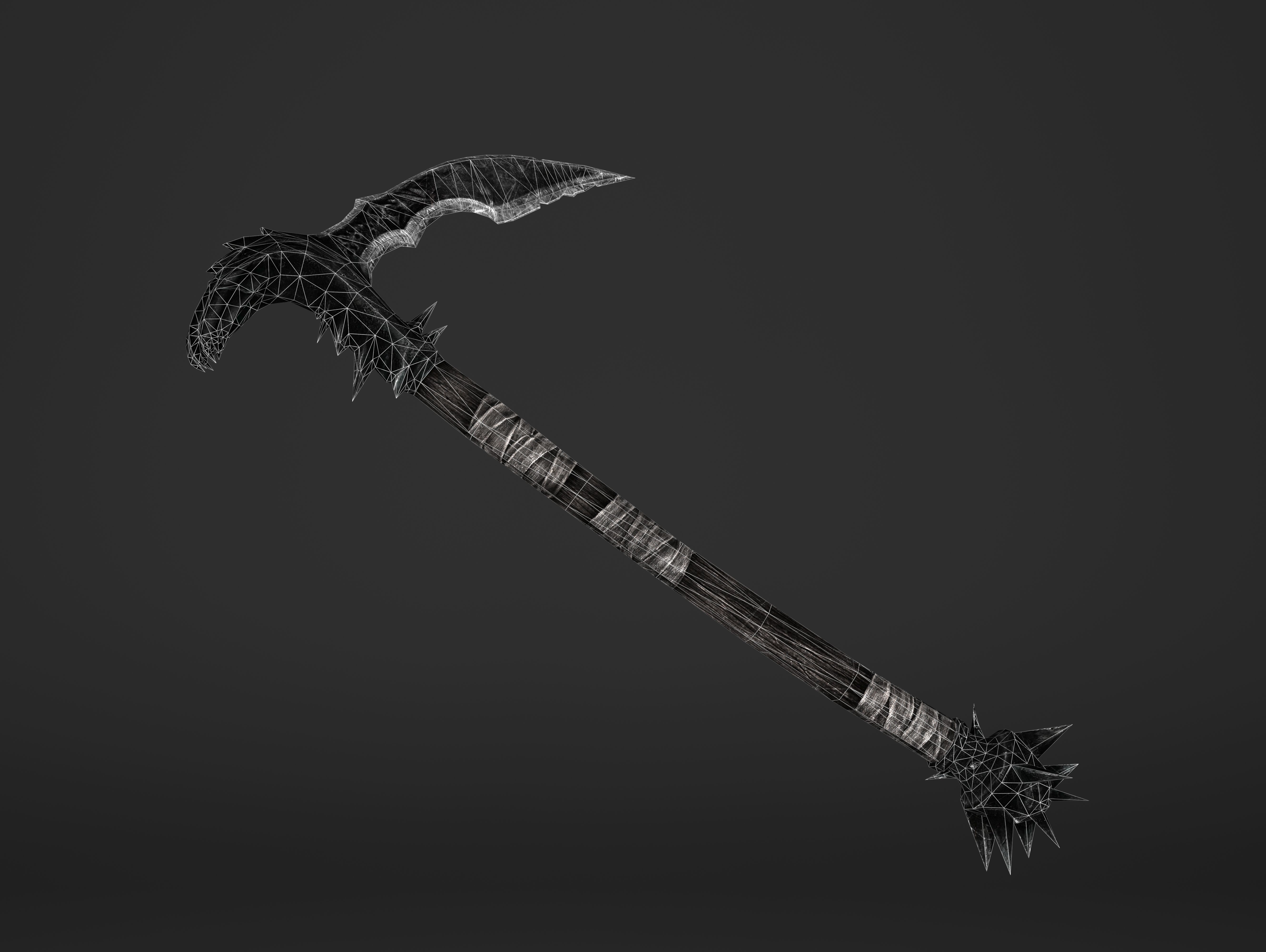 Rippers Blade Low-poly 3D model_13