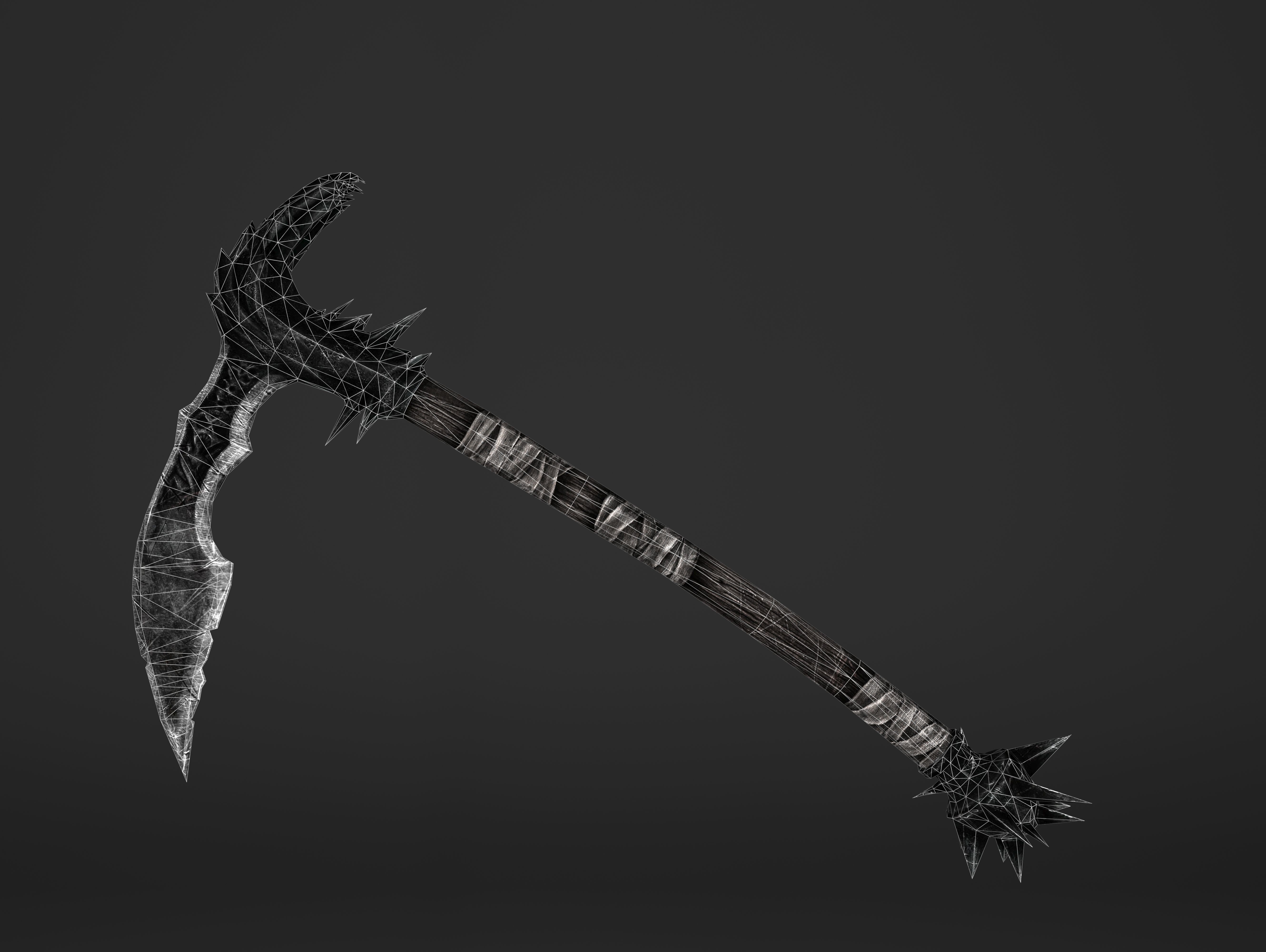 Rippers Blade Low-poly 3D model_1