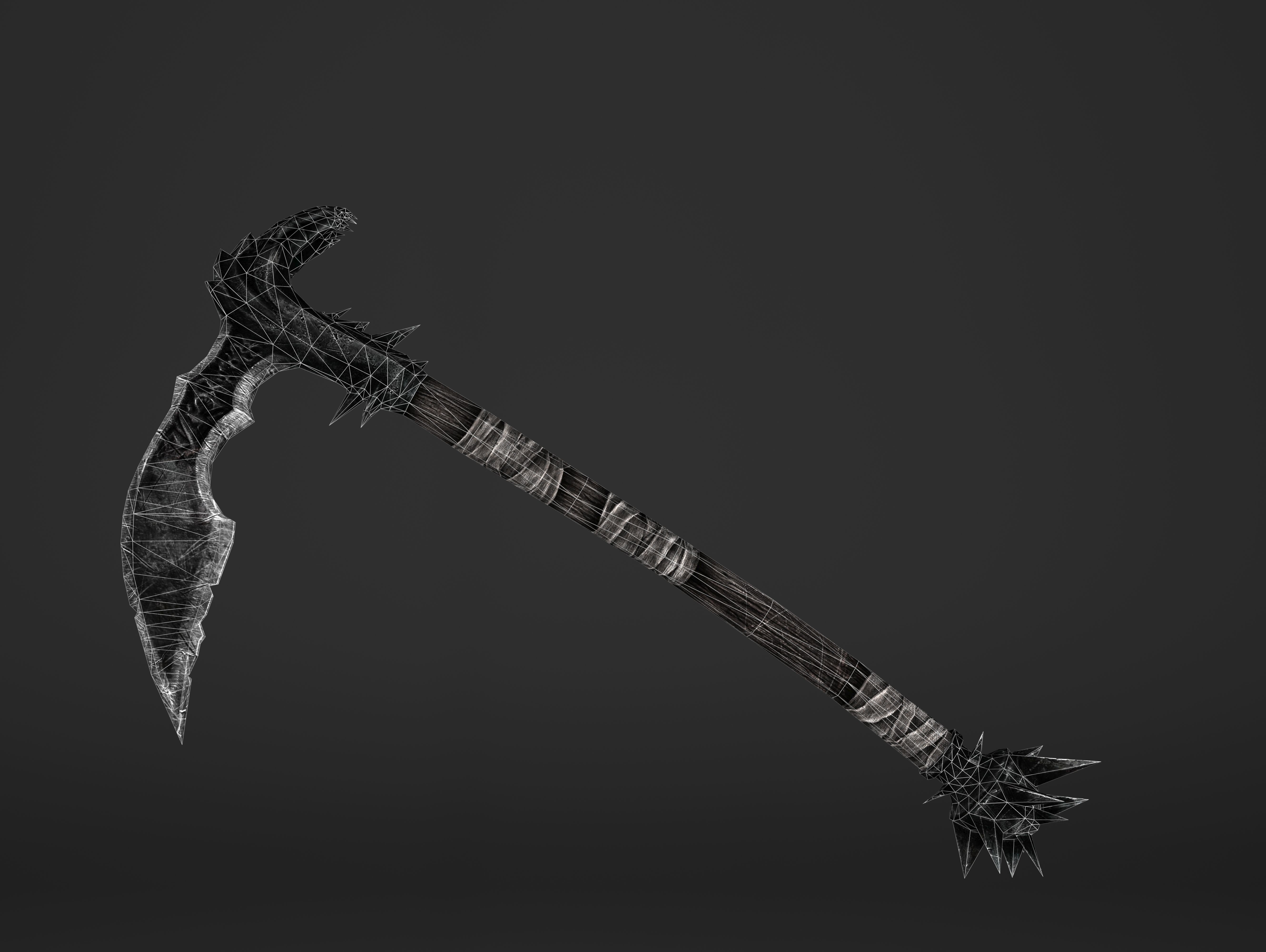 Rippers Blade Low-poly 3D model_3