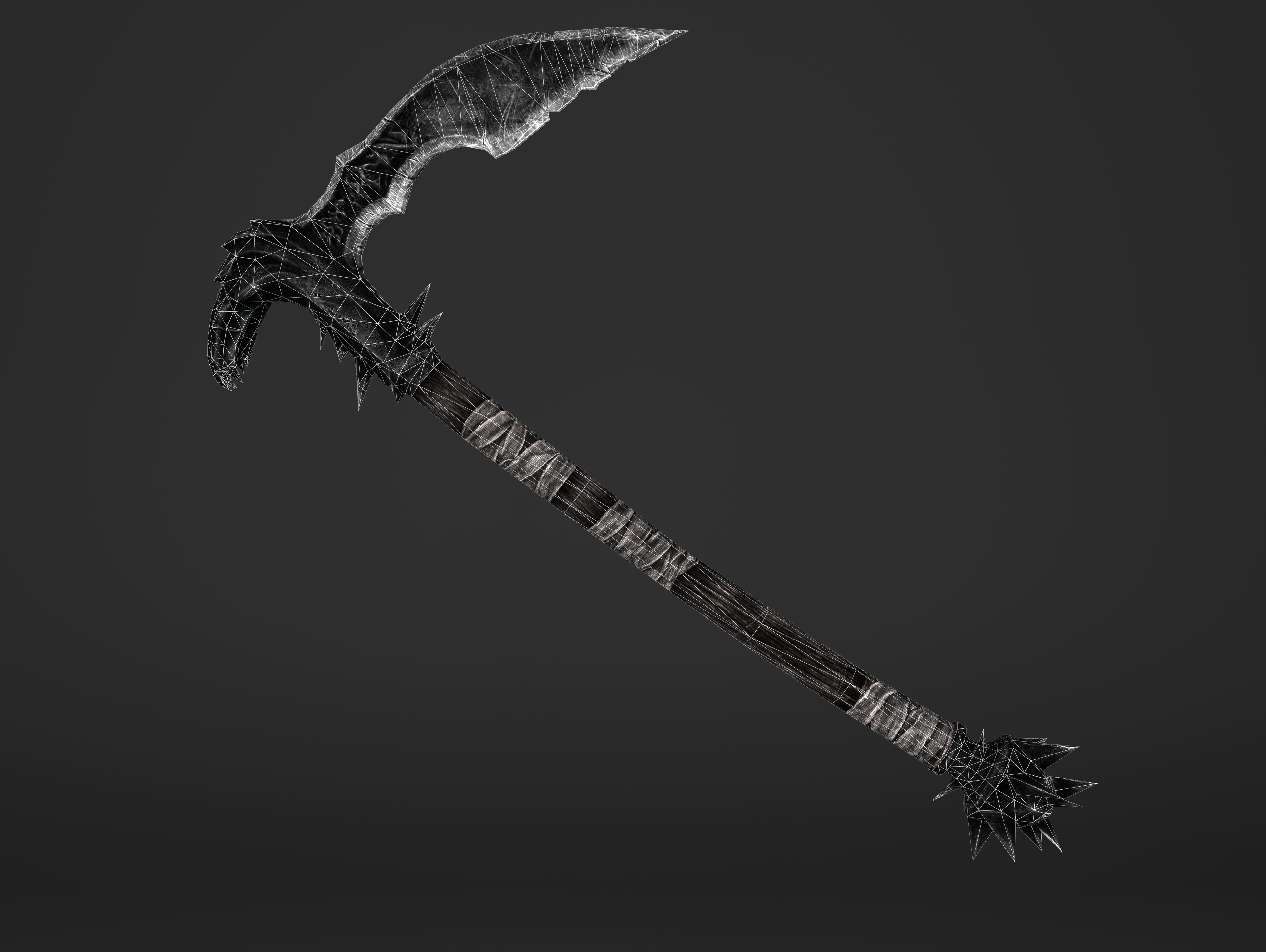 Rippers Blade Low-poly 3D model_9