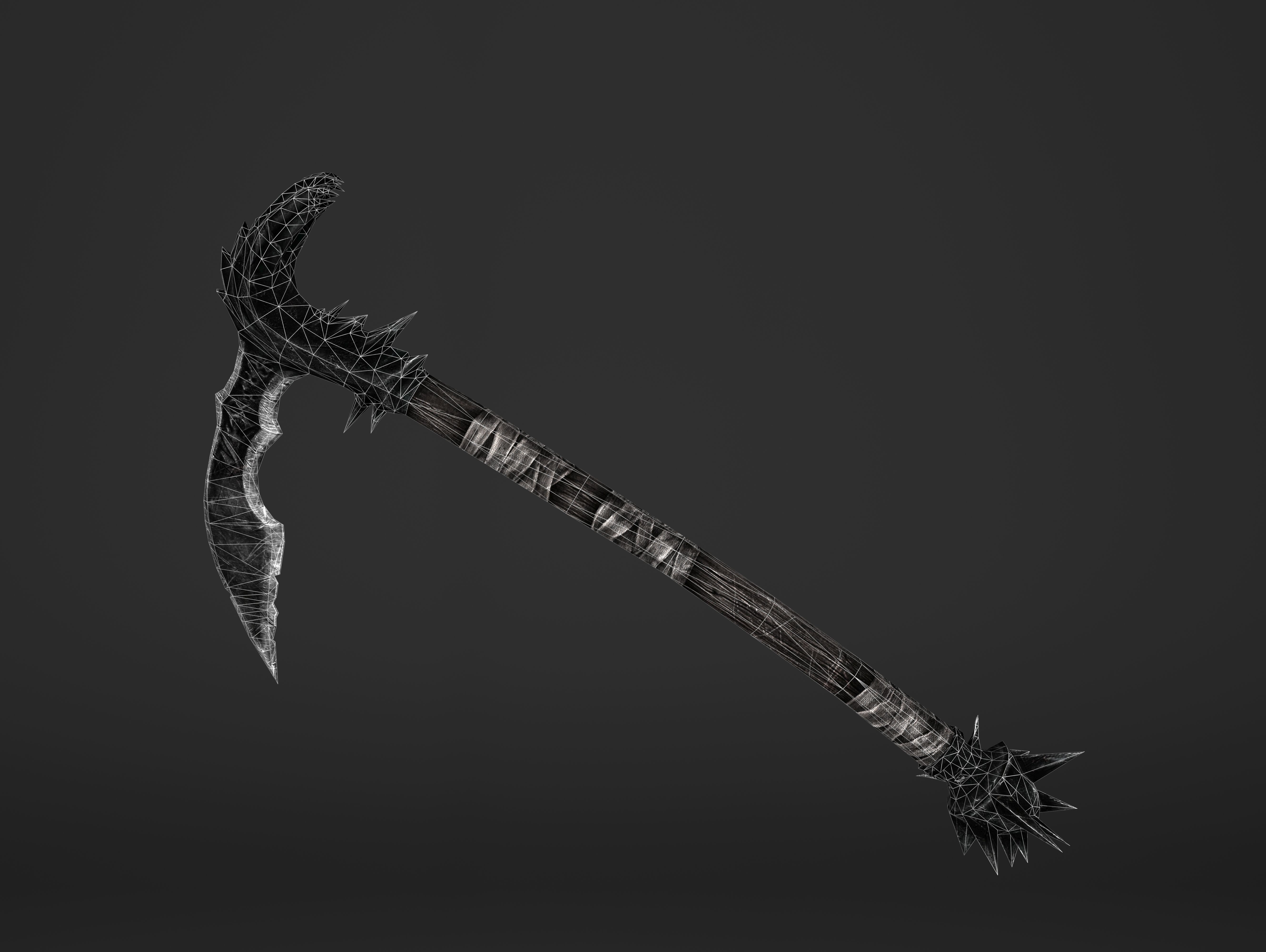 Rippers Blade Low-poly 3D model_19