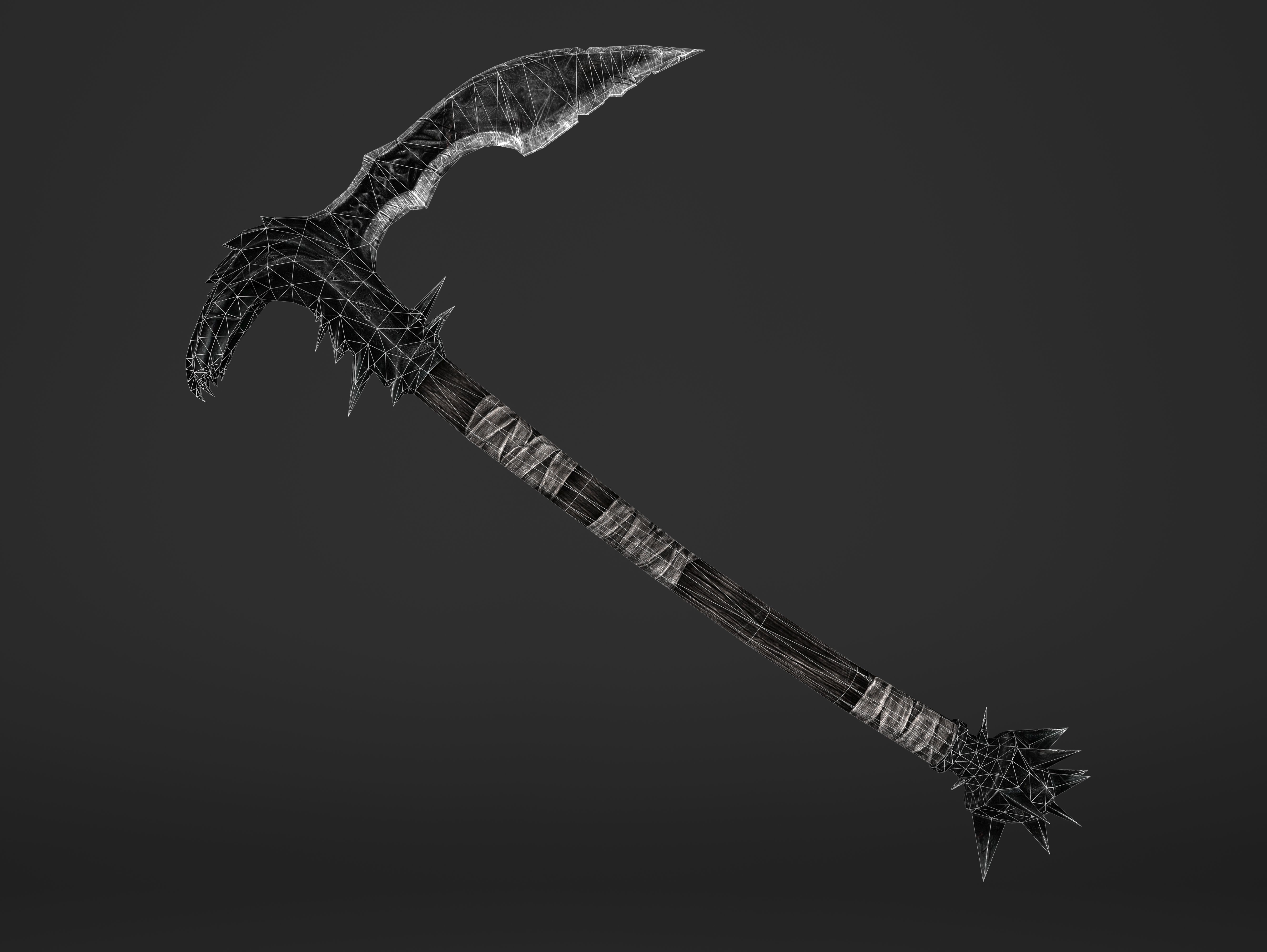 Rippers Blade Low-poly 3D model_11