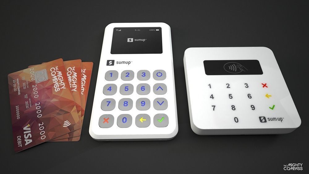 SumUp Card Reader Bundle - Air and 3G Free low-poly 3D model_5