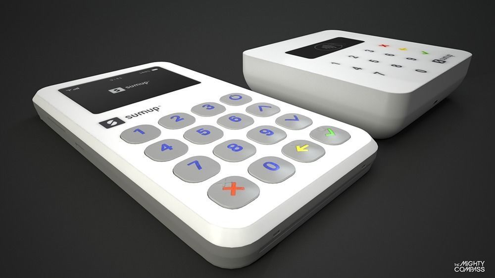 SumUp Card Reader Bundle - Air and 3G Free low-poly 3D model_7