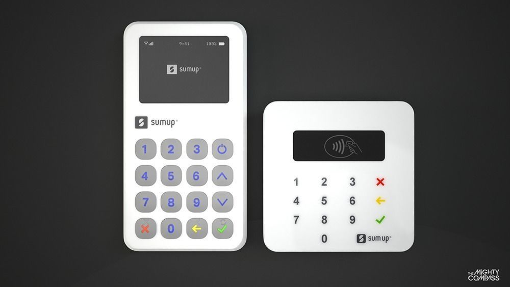SumUp Card Reader Bundle - Air and 3G Free low-poly 3D model_11