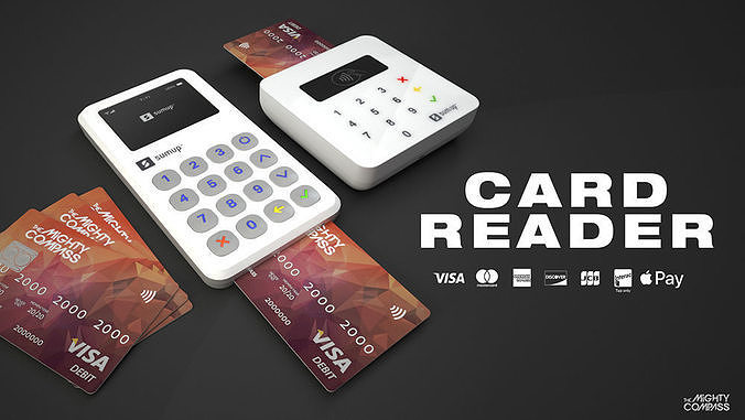 SumUp Card Reader Bundle - Air and 3G Free low-poly 3D model