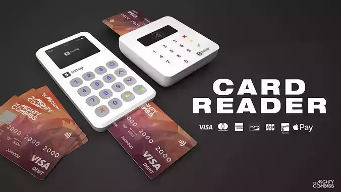 SumUp Card Reader Bundle - Air and 3G Free low-poly 3D model