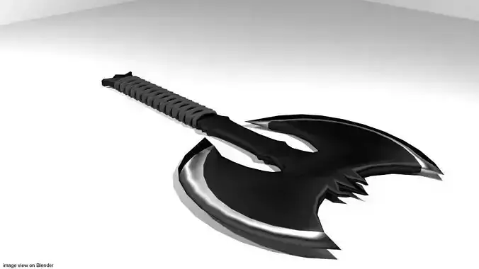 Battle Axe - Ninja Trowing Axe 3D model