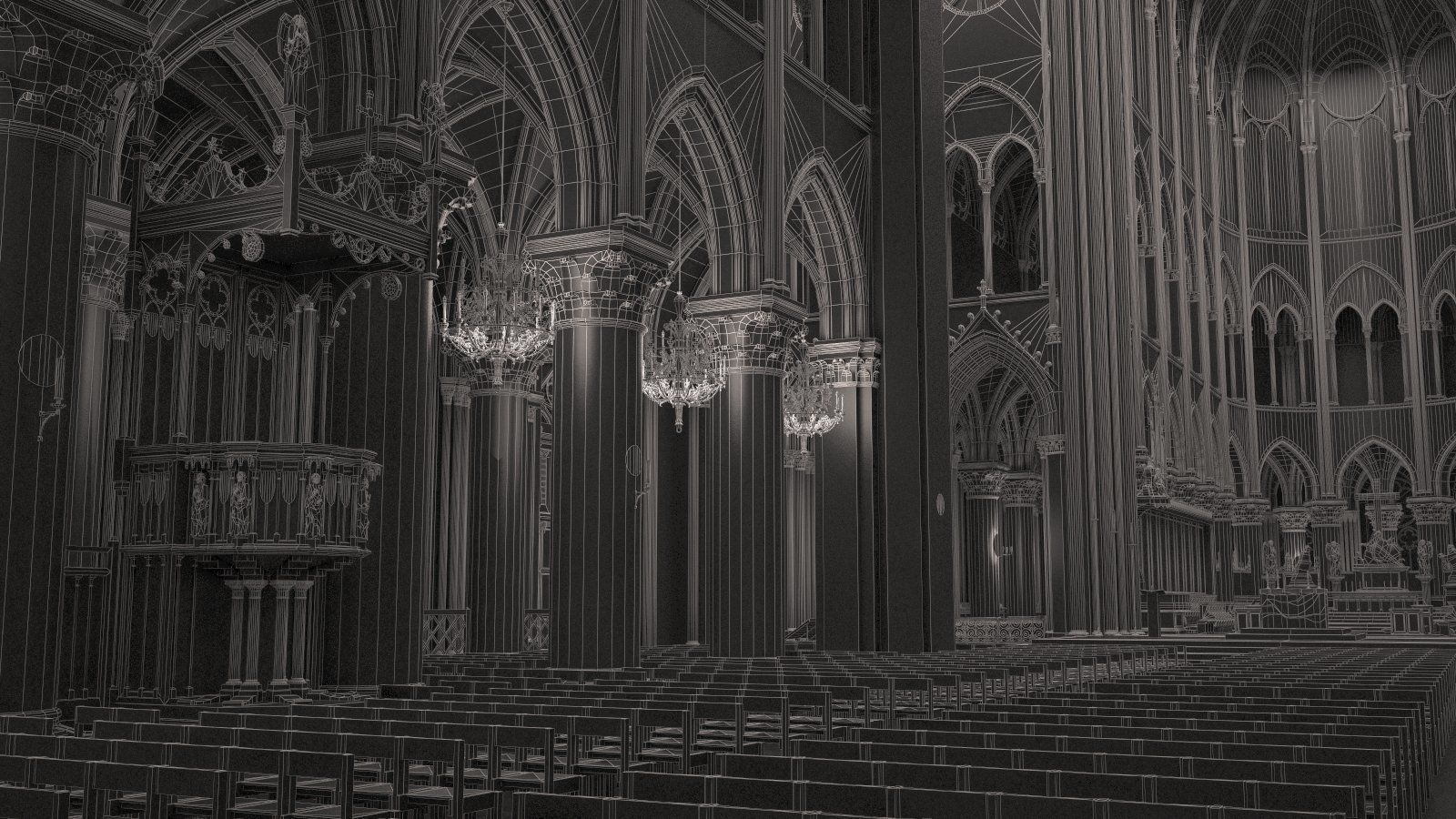 Notre Dame de Paris Tribute 3d model 3D model_36