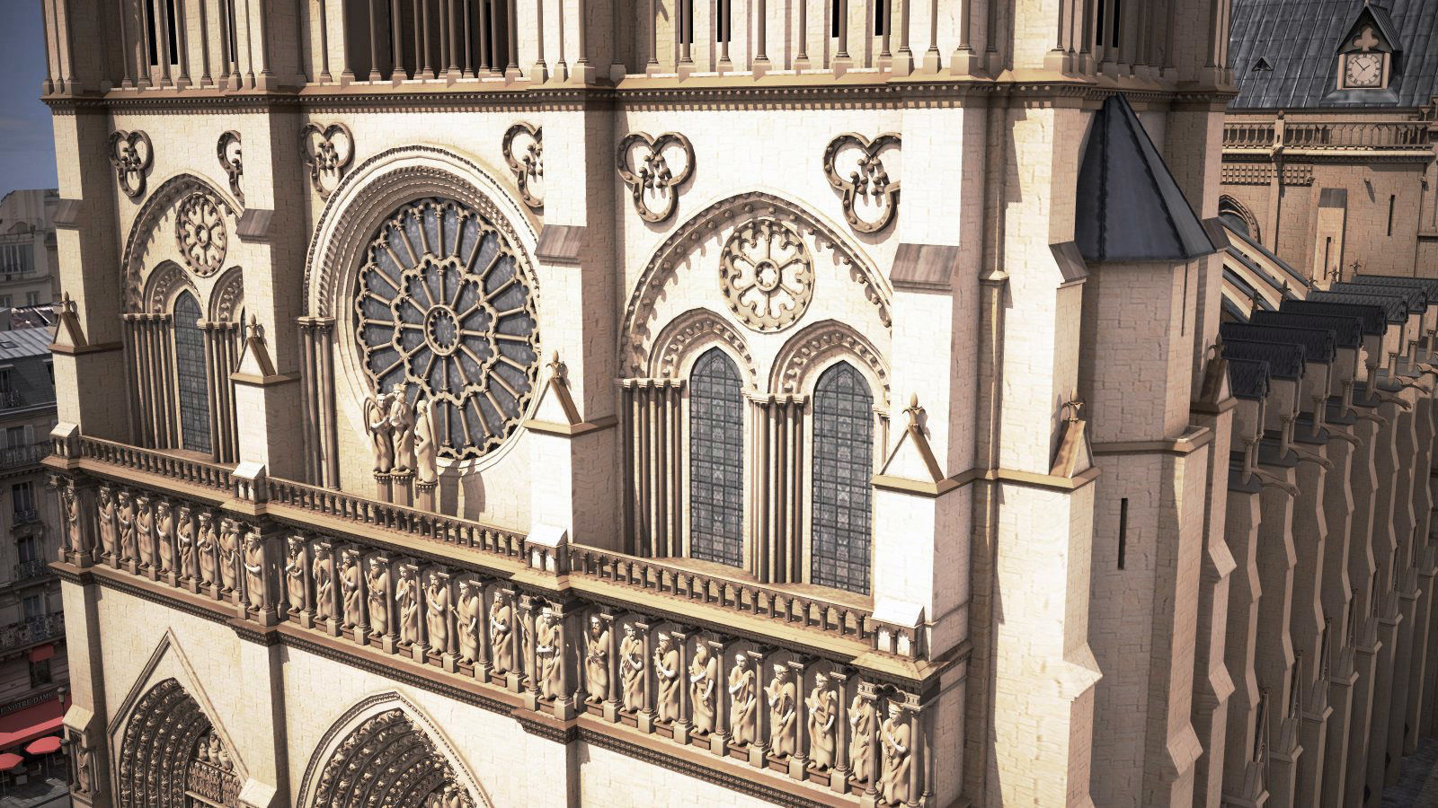 Notre Dame de Paris Tribute 3d model 3D model_11