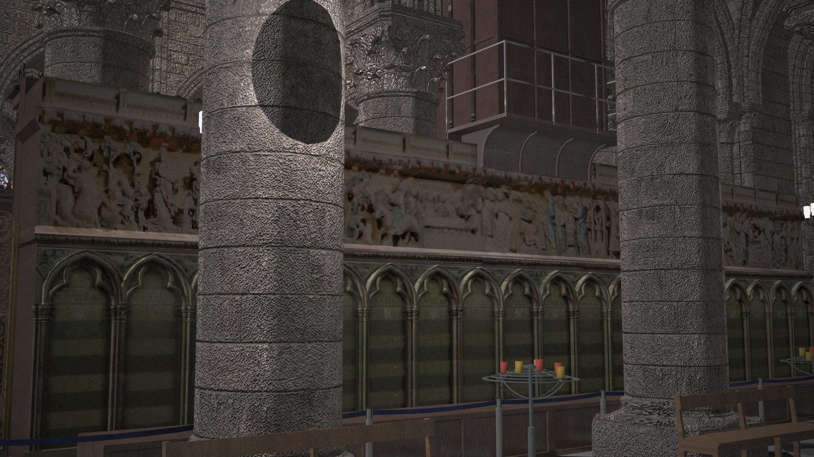 Notre Dame de Paris Tribute 3d model 3D model_25