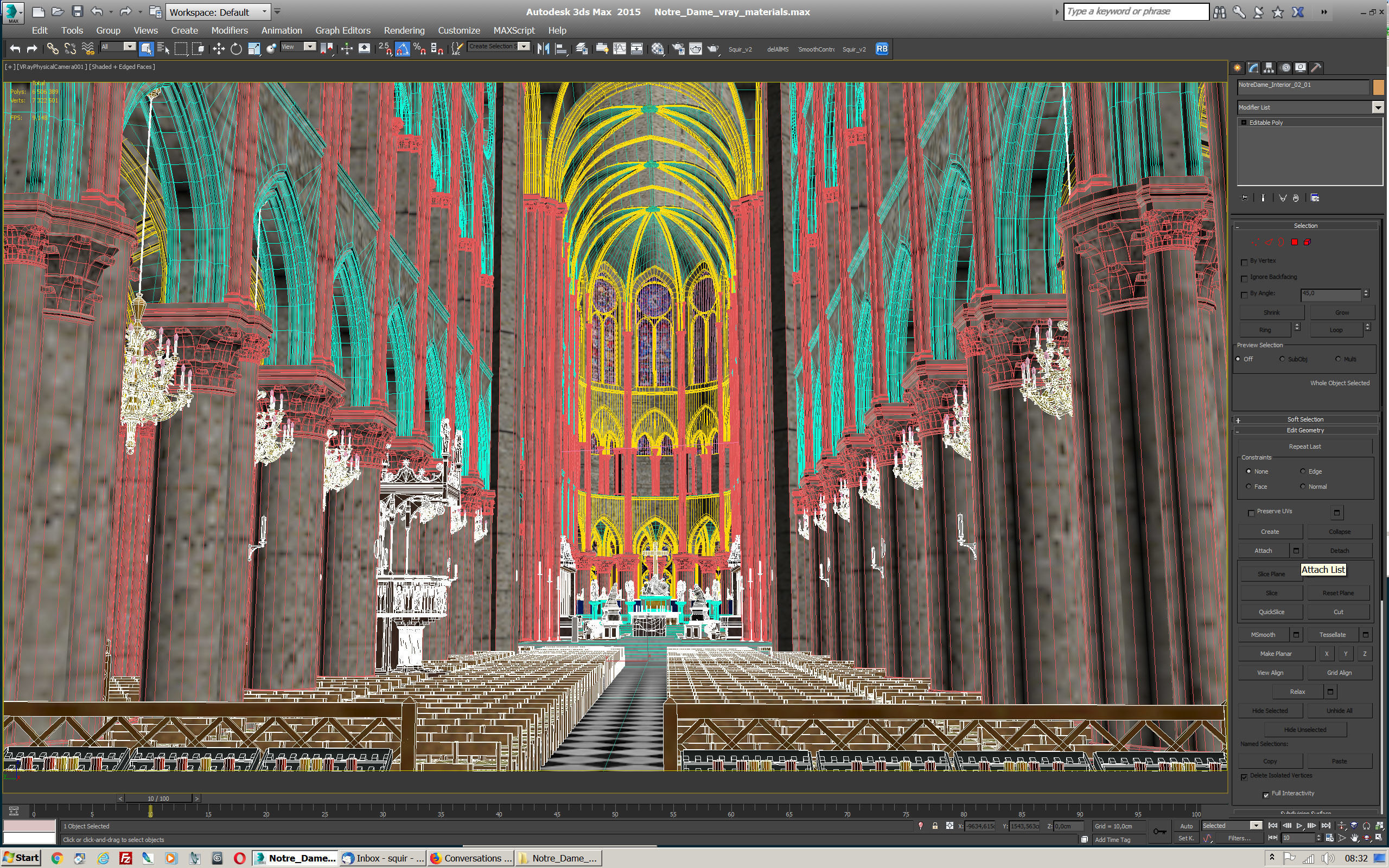 Notre Dame de Paris Tribute 3d model 3D model_40
