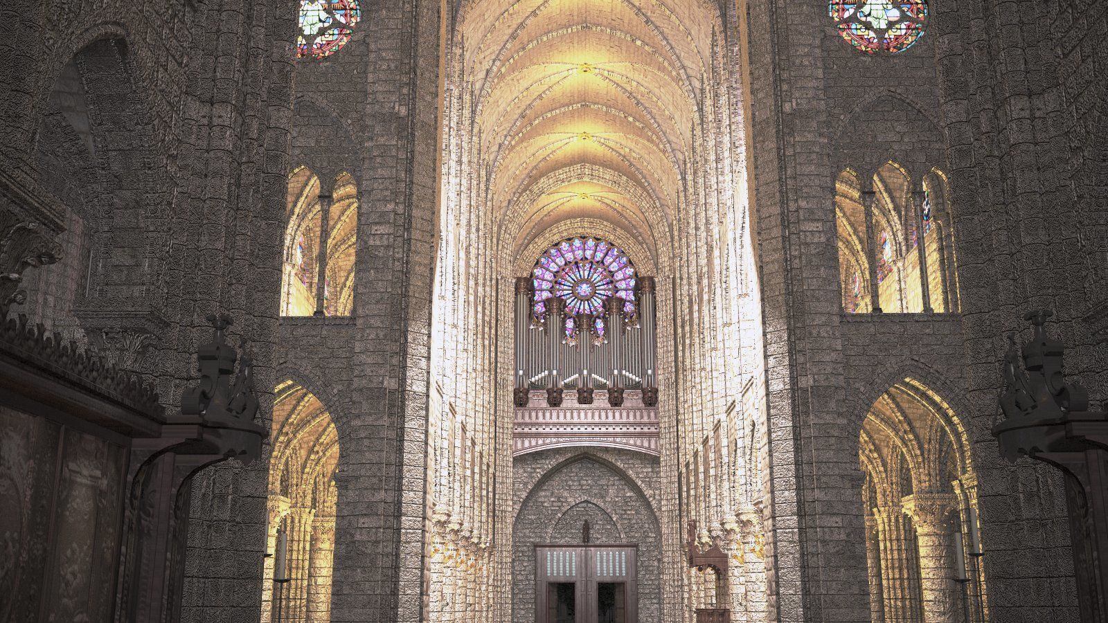 Notre Dame de Paris Tribute 3d model 3D model_32