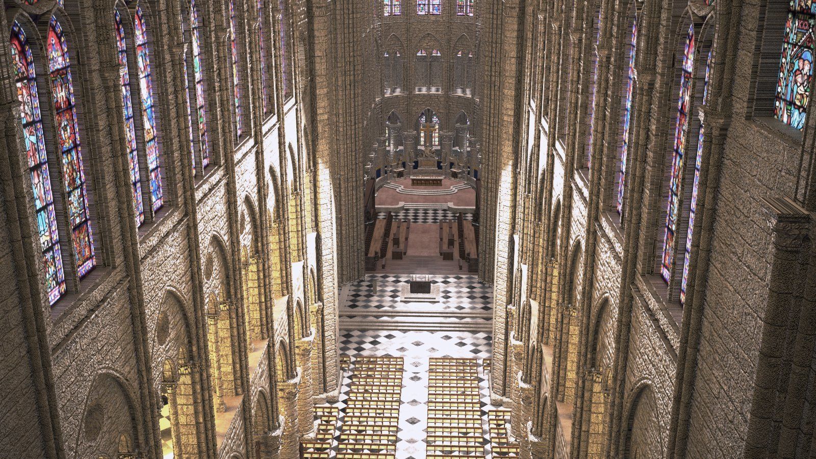 Notre Dame de Paris Tribute 3d model 3D model_23