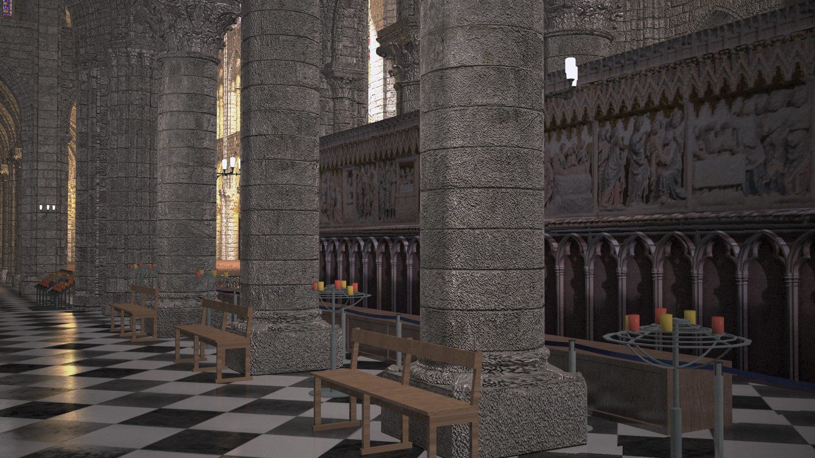 Notre Dame de Paris Tribute 3d model 3D model_28