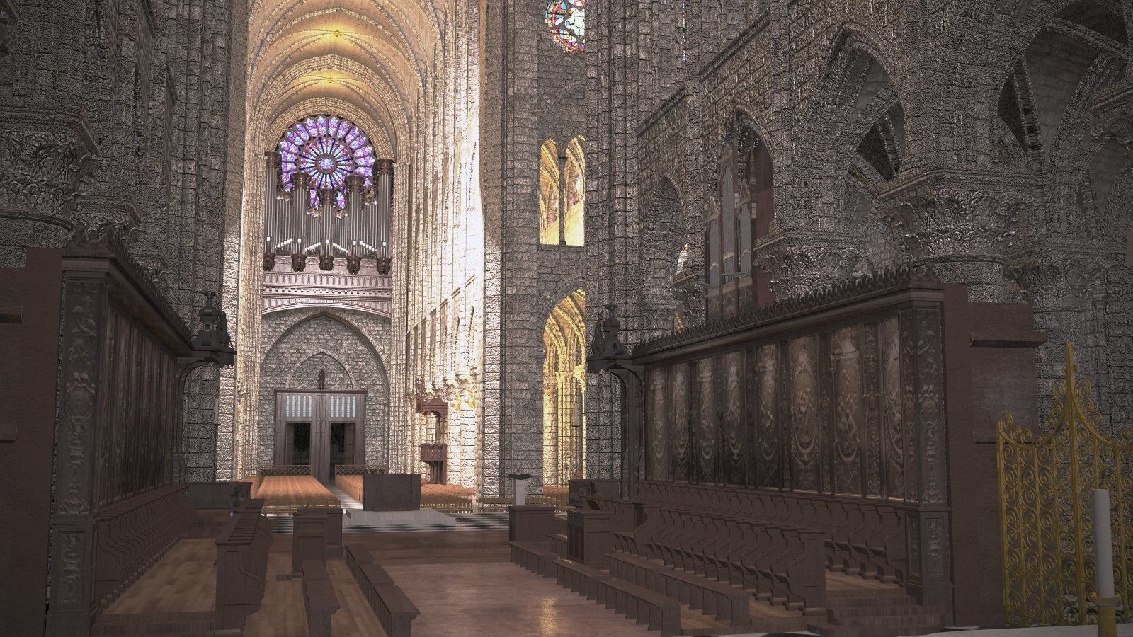 Notre Dame de Paris Tribute 3d model 3D model_26