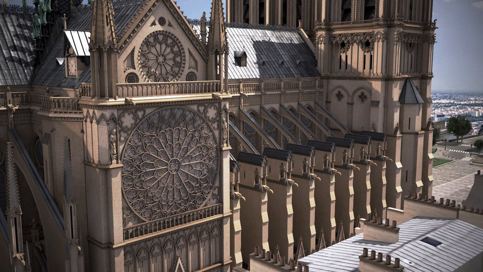 Notre Dame de Paris Tribute 3d model 3D model_12