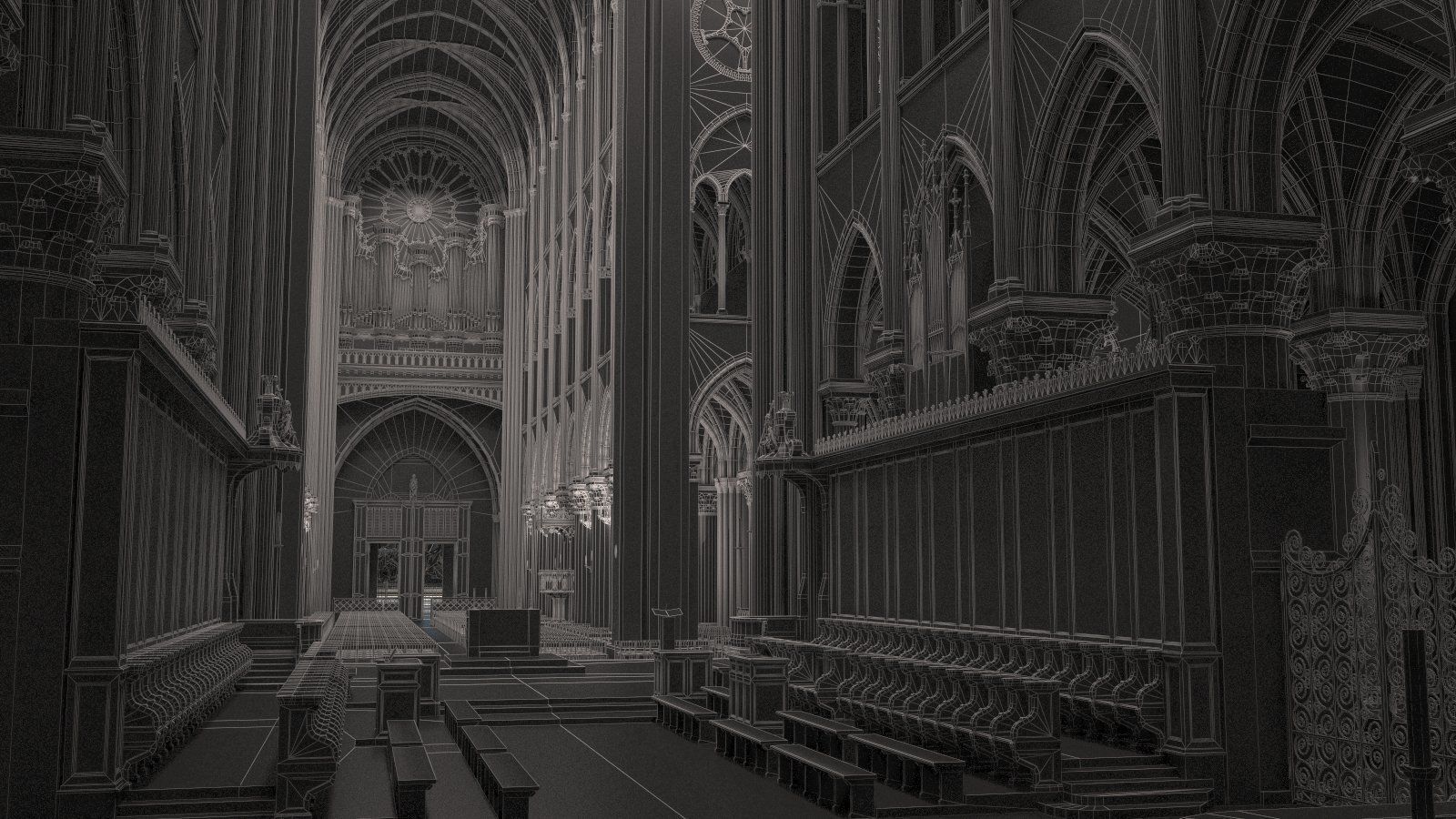 Notre Dame de Paris Tribute 3d model 3D model_37