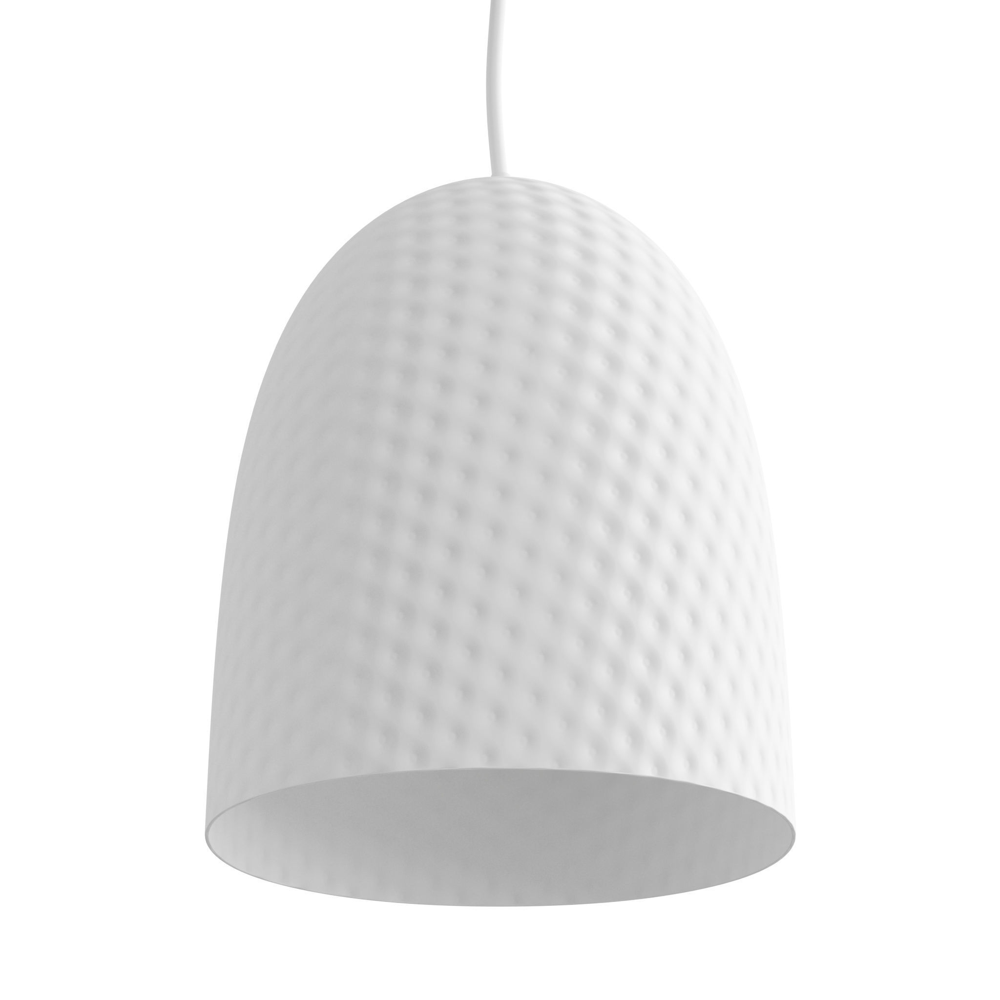 Dolce Beaten Brass Hanging Lamp Low-poly 3D model_4