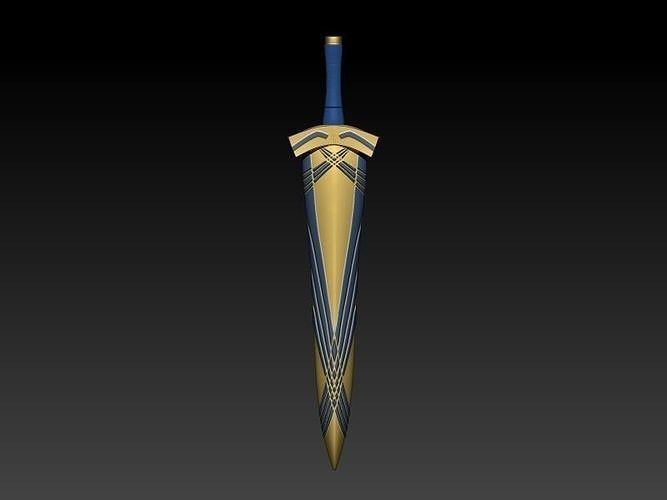 Saber Excalibur y Avalon 3D print model