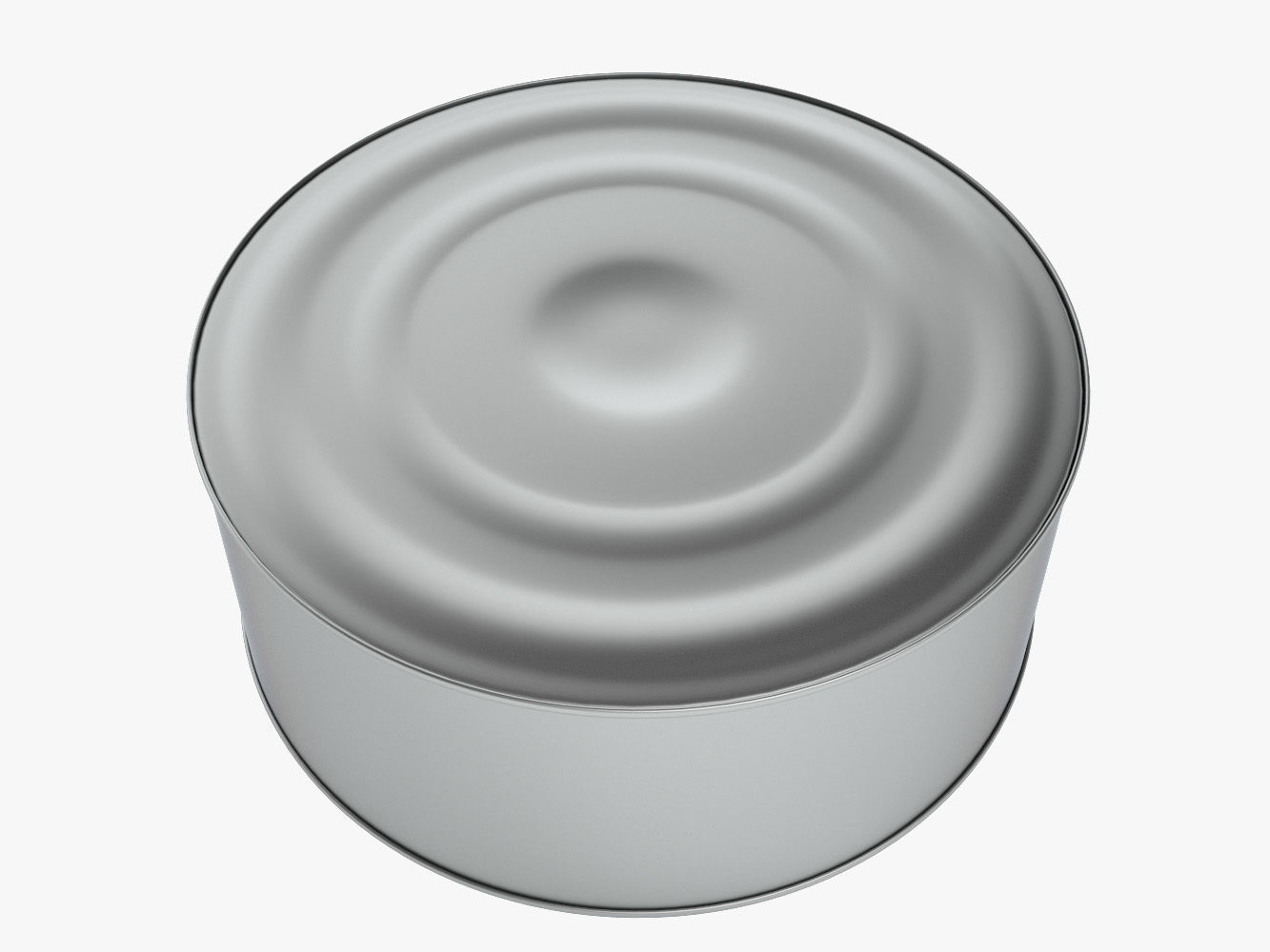 Canned tin can 3D model_3