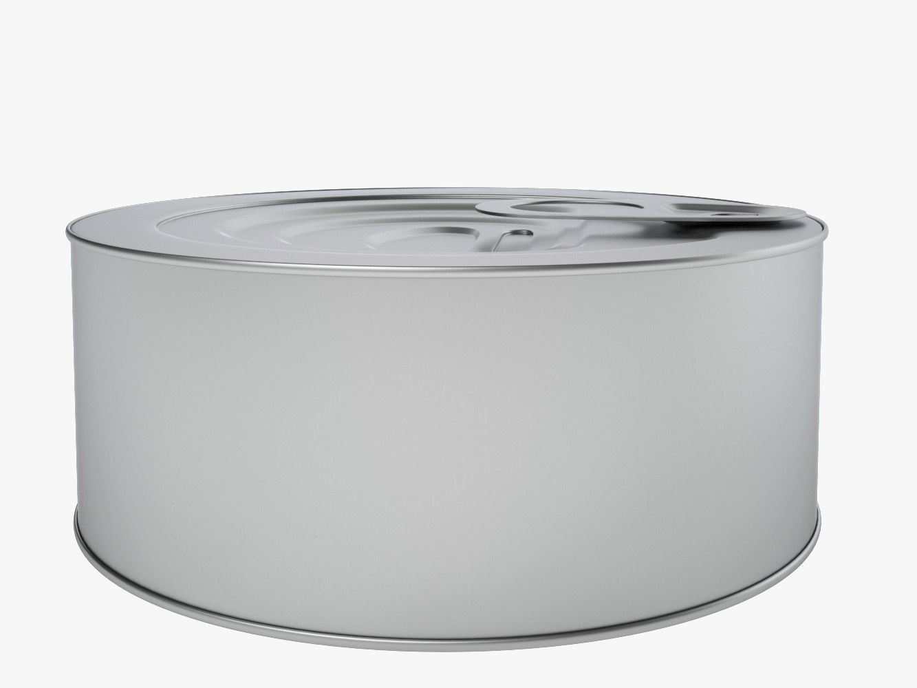 Canned tin can 3D model_2